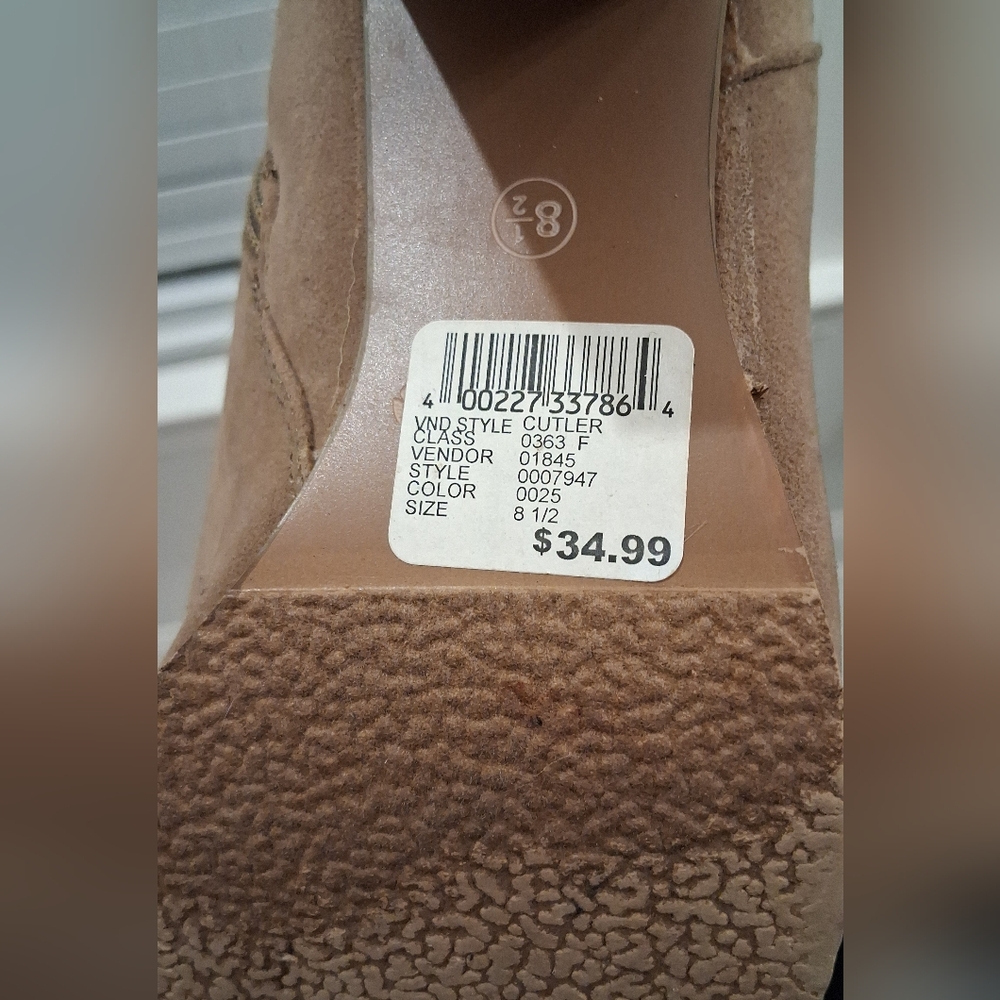 Hot Kiss Tan Ankle Booties - Picture 5 of 8